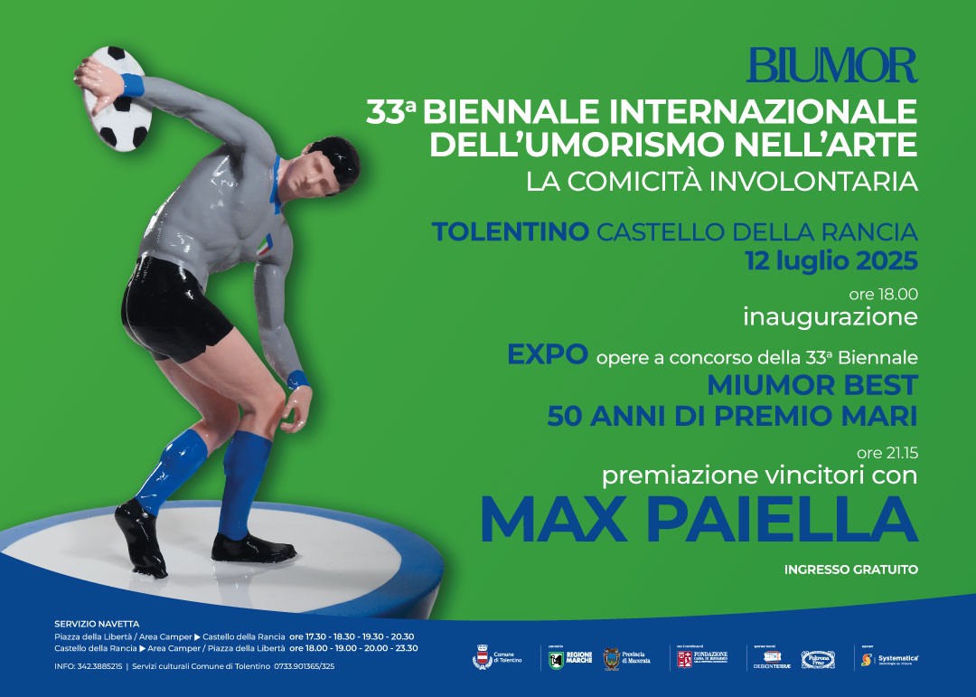 Premiazione 33° biennale dell'umorismo e spettacolo Max Paiella